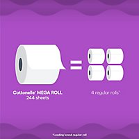 Cottonelle Ultra Comfort Toilet Paper Mega Rolls - 6 Count - Image 3