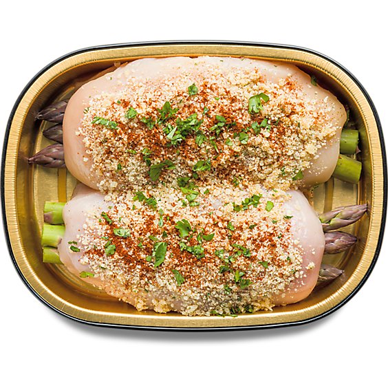 Ready Meals Chicken Breast Stuffed With Sundried Tomatoes Cheese & Asparagus - LB