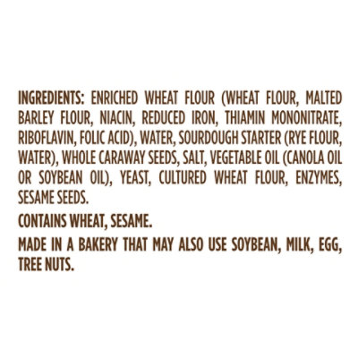 Goldminer Seeded Rye Sourdough Square Bread - 24 OZ - Image 4