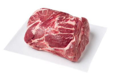 Pork Shoulder Blade Roast Bone In Boston Half - 4 Lb - Image 1