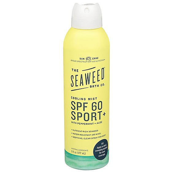 Seaweed Cooling Mist Spf 60 Sport - 6 OZ