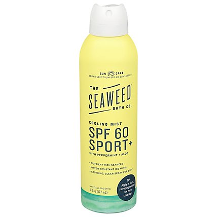 Seaweed Cooling Mist Spf 60 Sport - 6 OZ - Image 1