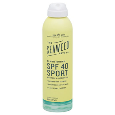 Seaweed Clear Guard Sport Spf 40 - 6 OZ - Image 3