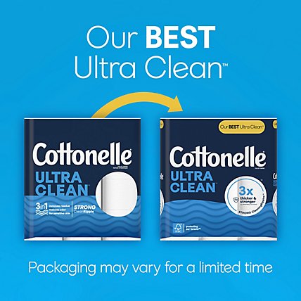 Cottonelle Ultra Clean Toilet Paper Mega Rolls - 18 Count - Image 2