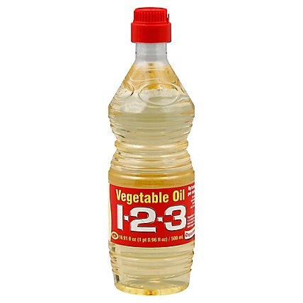 123 Vegetable Oil - 16.9 FZ - Image 1