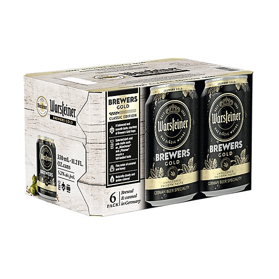 Warsteiner Brewers Gold 6/11.2 Fz In Cans - 6-11.2 FZ