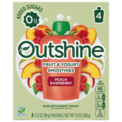 Outshine Smoothie Raspberry Peach - 4-3.5 OZ - Image 3