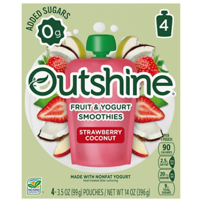 Outshine Smoothie Strawberry Pouch - 4-3.5 OZ - Image 3