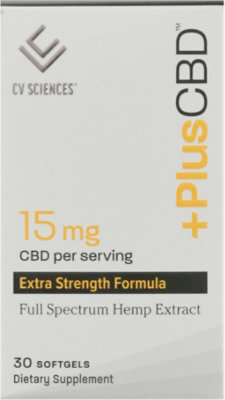 Pluscbd Extra Strength Softgels 15mg - 30 CT - Image 2