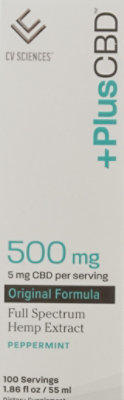 Pluscbd Original Liquid Peppermint 500mg - 1.86 OZ - Image 2