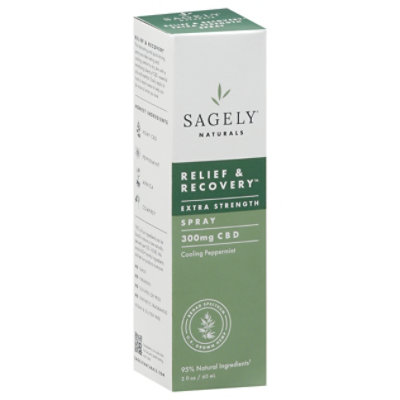 Sagely Extra Strength Relief & Recovery Spray 300mg - 2 OZ