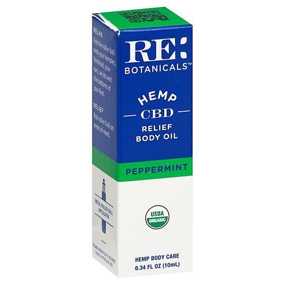Rebotanicals Cbd 200mg Body Oil Peppermint - .34 FZ