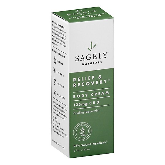 Sagely Relief & Recovery Cream 125mg - 2 OZ