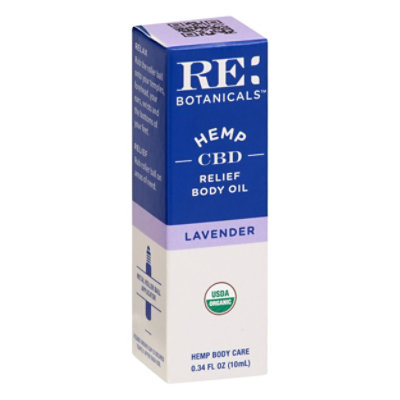 Rebotanicals Cbd 200mg Body Oil Lavender - .34 FZ