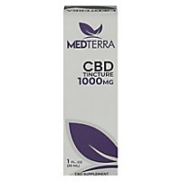 Medterra 1000mg Cbd Tincture With Mct Oil - 1 OZ - Image 3