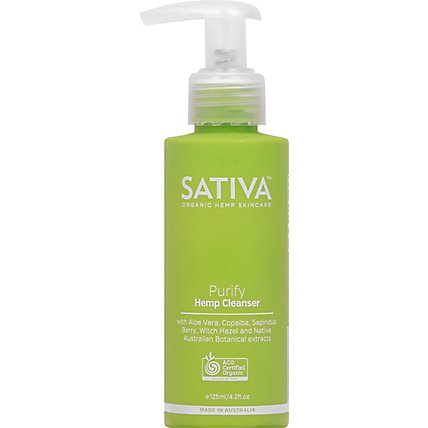 Sativa Purify Hemp Cleanser - 4.2 FZ - Image 2