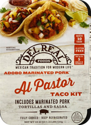 Del Real Foods Al Pastor Pork Taco Kit - 19.42 OZ - Image 1