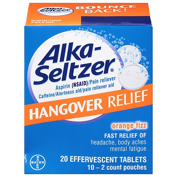 As Hangover Relief 20ct Eff Tab 2dz - 20 CT