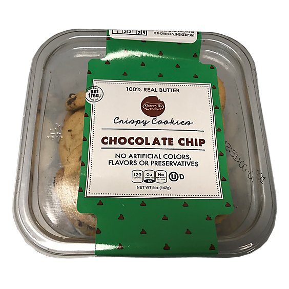 Chocolate Chip Mini Crispy Butter Cookies 30 Count - 5 OZ