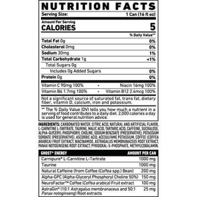 Ghost Warheads Sour Watermelon Energy Drink In Can - 16 Fl. Oz. - Image 4