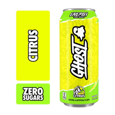 Ghost Citrus Energy Drink In Can - 16 Fl. Oz.