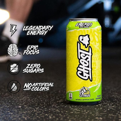 Ghost Citrus Energy Drink In Can - 16 Fl. Oz. - Image 5