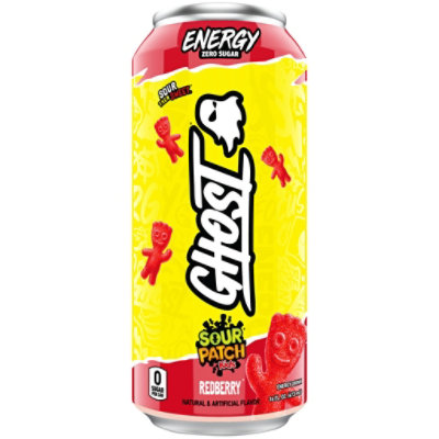 Ghost Sour Patch Kids Redberry Energy Drink In Can - 16 Fl. Oz.