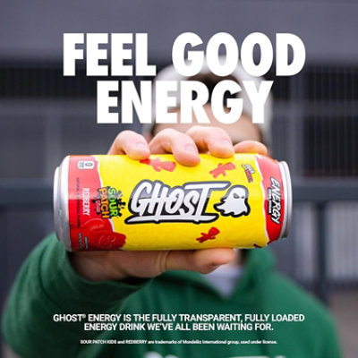 Ghost Sour Patch Kids Redberry Energy Drink In Can - 16 Fl. Oz. - Image 3