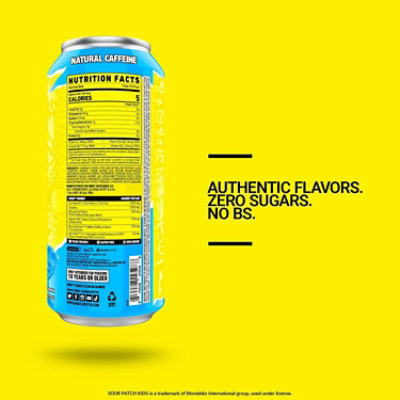 Ghost Sour Patch Kids Blue Raspberry Energy Drink In Can - 16 Fl. Oz. - Image 2