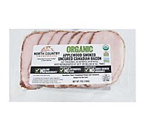 North Country Smokehouse Organic Applewood Smoked Uncured Canadian Bacon - 7 OZ