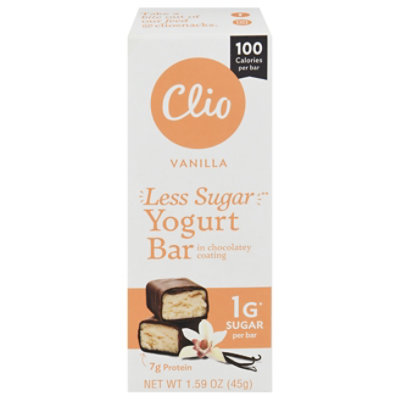 Clio Vanilla Yogurt Less Sugar - 1.59 OZ