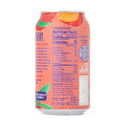 Swoon Tea Peach Iced Zero Sugar - 12 FZ - Image 5