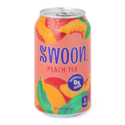 Swoon Tea Peach Iced Zero Sugar - 12 FZ - Image 1