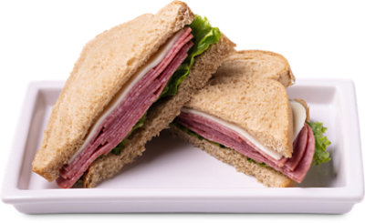 Salami & Cheese Wheat Wedge - EA - Image 1