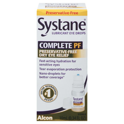 Systane Complete Preservative Free Eye Drop 10 Ml Safeway