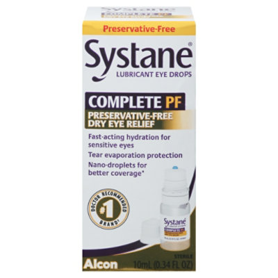 Systane Complete Preservative Free Eye Drop 10 ML Albertsons