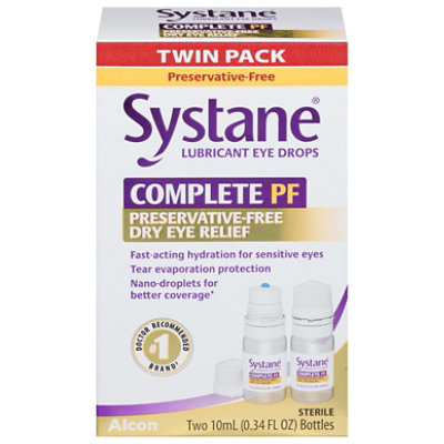 Systane Complete Multi-dose Preservative-free Lubricant Eye Drops - 2-10ML - Image 3