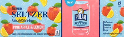 Polar Pink Apple & Lemon Seltzer 12pk - 12-12 FZ - Image 5