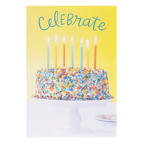 American Greetings Celebrate Cake Birthday Cards 6 Count - Each