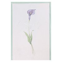 American Greetings Purple Lily Sympathy Card - Each - Image 3