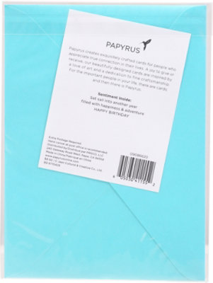 Papyrus Sailboat Birthday Card - Each - Image 4