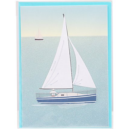 Papyrus Sailboat Birthday Card - Each - Image 2