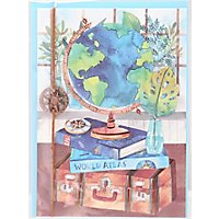 Papyrus Globe Blank Inside Thinking of You Card - Each - Image 2