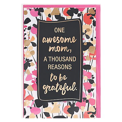 American Greetings Floral Birthday Card for Mom - Each - Image 3