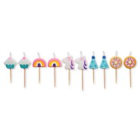Papyrus Assorted Birthday Candles 10 Count - Each - Image 2
