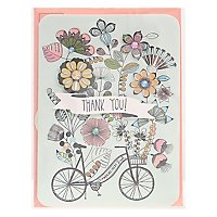 Papyrus Bicycle Thank You Card - Each - Image 3