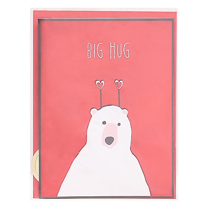 Papyrus Bear Hug Valentine's Day Card - Each - Image 3