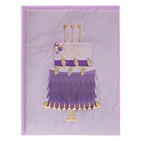 Papyrus Eloquent Cake Birthday Card - Each - Image 1