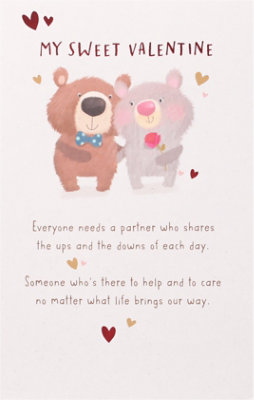 American Greetings Cute Bears Romantic Valentine’s Day Card - Each - Image 2