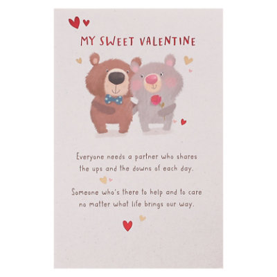 American Greetings Cute Bears Romantic Valentine’s Day Card - Each